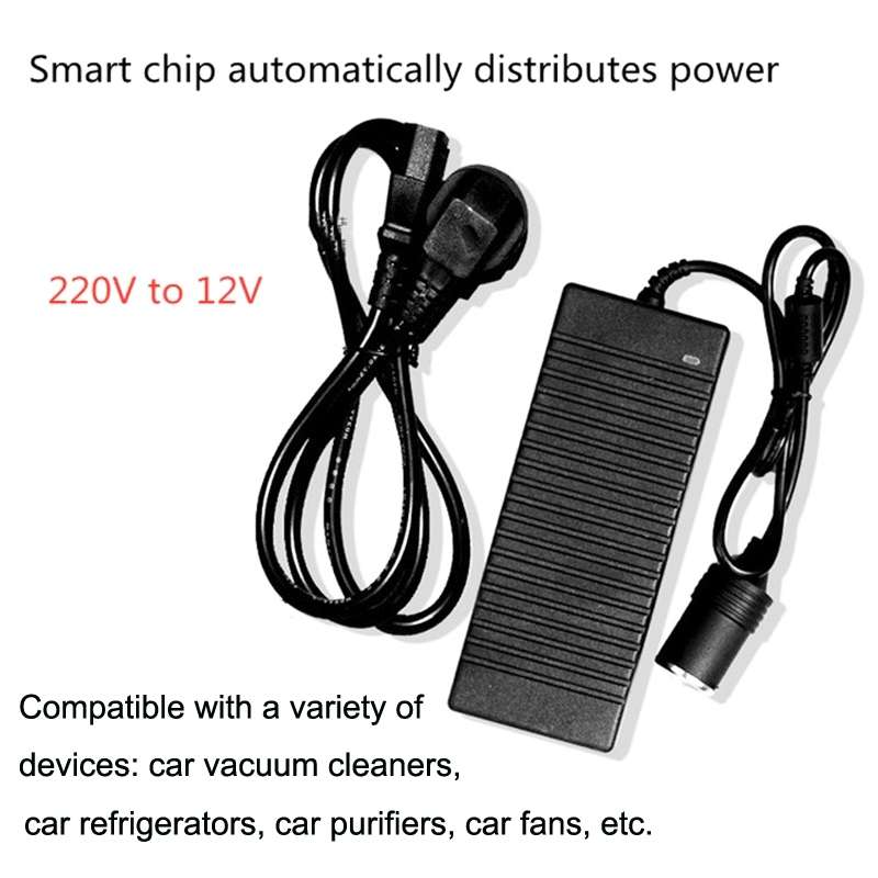 220V To 12V Power Converter 15A Car to Household Power Adapter, Plug Type: UK Plug