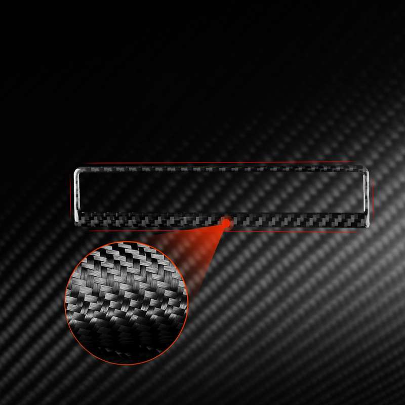 For Chevrolet Corvette C8 Warning Light Switch Frame Sticker(Black)