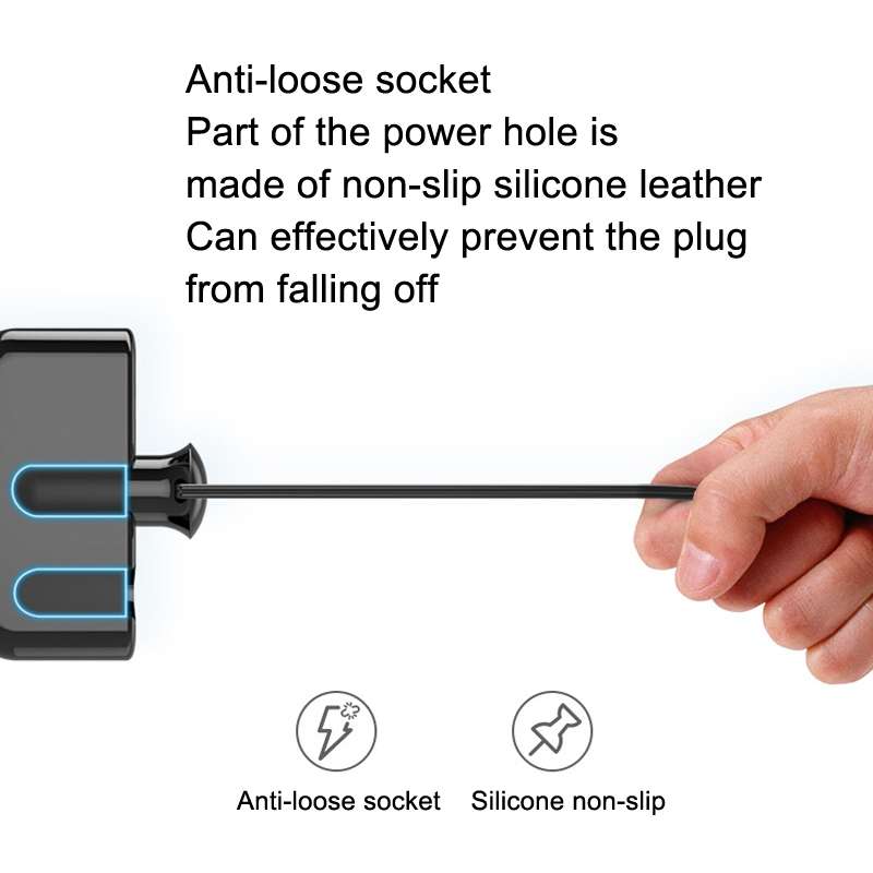 SHUNWEI Car Cigarette Lighter Charger 12/24V USB Converts Socket, Style: 2 Holes 2 USB