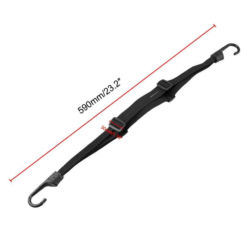3 PCS Motorcycle Helmet Luggage Strap Universal Elastic Band Fuel Tank Net Rope