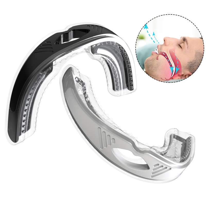 Sleeping Anti Snoring Mouth Guard Braces For Sleep Better Breath(White)