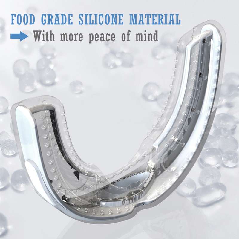 Sleeping Anti Snoring Mouth Guard Braces For Sleep Better Breath(White)