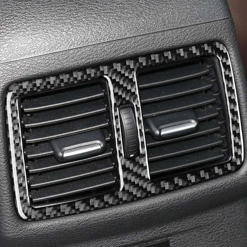 For BMW X1 F48/X2 F39 Rear Center Air Outlet Sticker(Black)