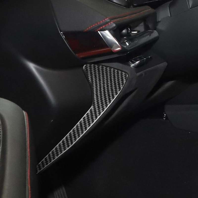 For Chevrolet Corvette C8 2pcs /Set Front Groove Side Decoration Sticker(Black)