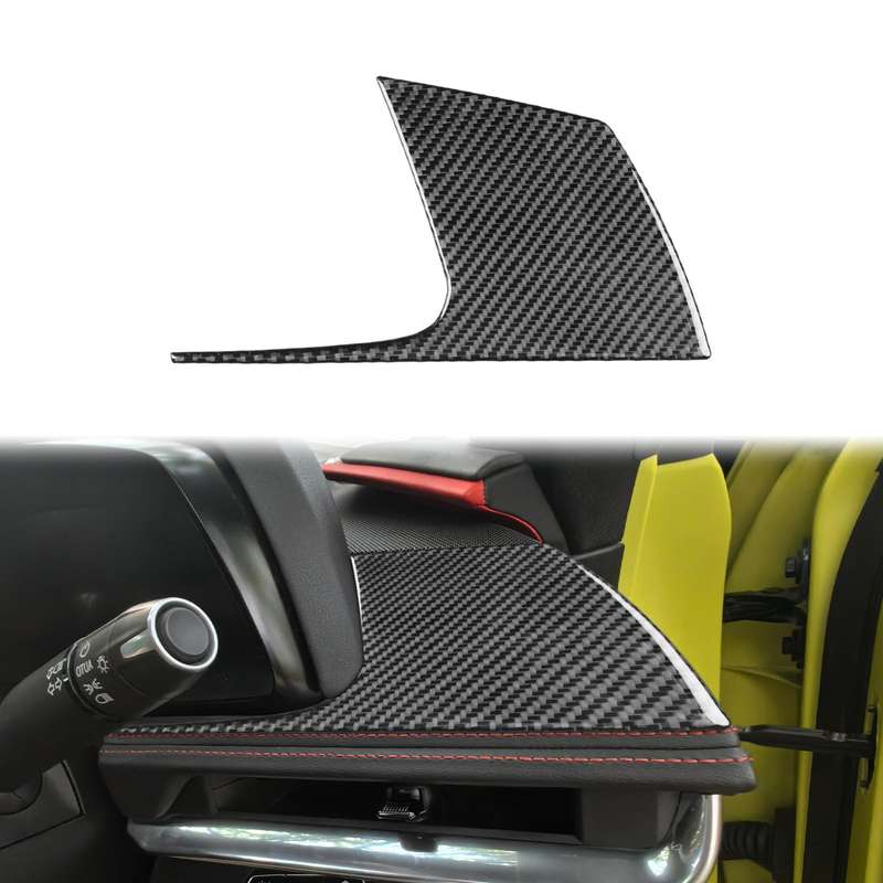 For Chevrolet Corvette C8 Right-Hand Drive Main Driver Side Decorative Stickers(Black)