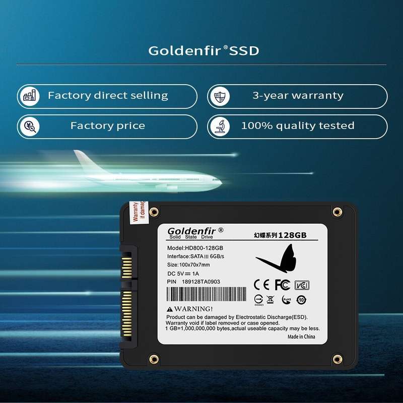 Goldenfir T650 Computer Solid State Drive, Flash Architecture: TLC, Capacity: 512GB