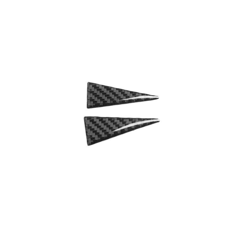For Chevrolet Corvette C8 Rear Camera Triangle Sticker(Black)