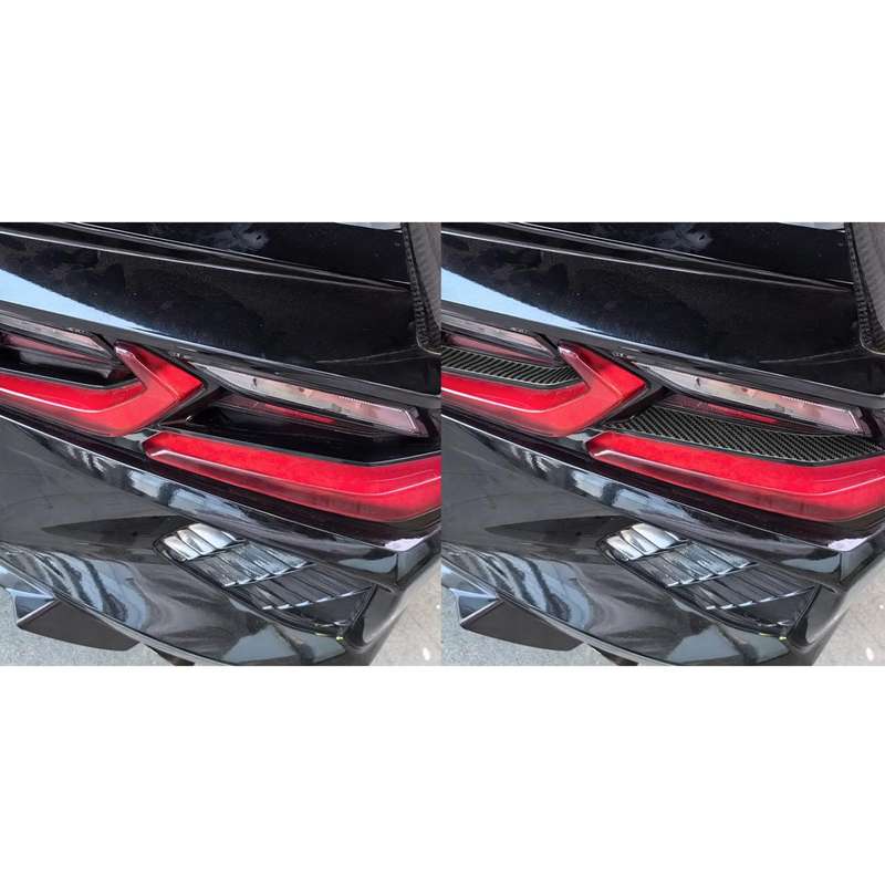 For Chevrolet Corvette C8 4pcs /Set Taillight Decorative Strip(Black)