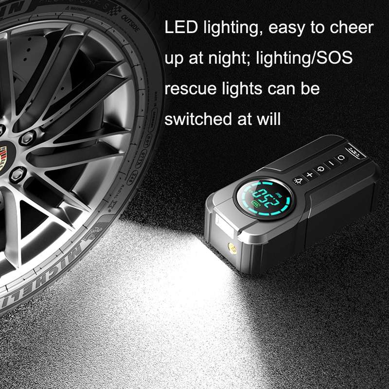 YX1819 Car Wired Portable Air Pump Electric Vehicle Tire High Power Inflator(Black)