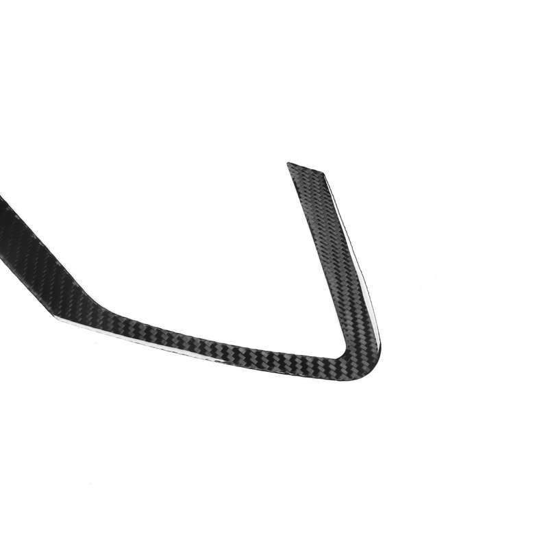 For Chevrolet Corvette C8 2pcs /Set Car Door Speaker Frame Sticker(Black)