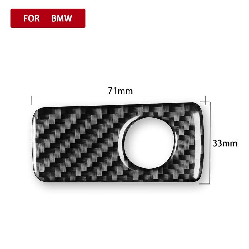 For BMW X1 F48/X2 F39 Right-Hand Drive Glove Box Handle Sticker(Black)