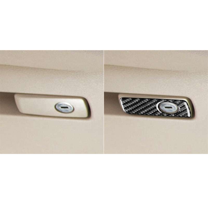 For BMW X1 F48/X2 F39 Right-Hand Drive Glove Box Handle Sticker(Black)