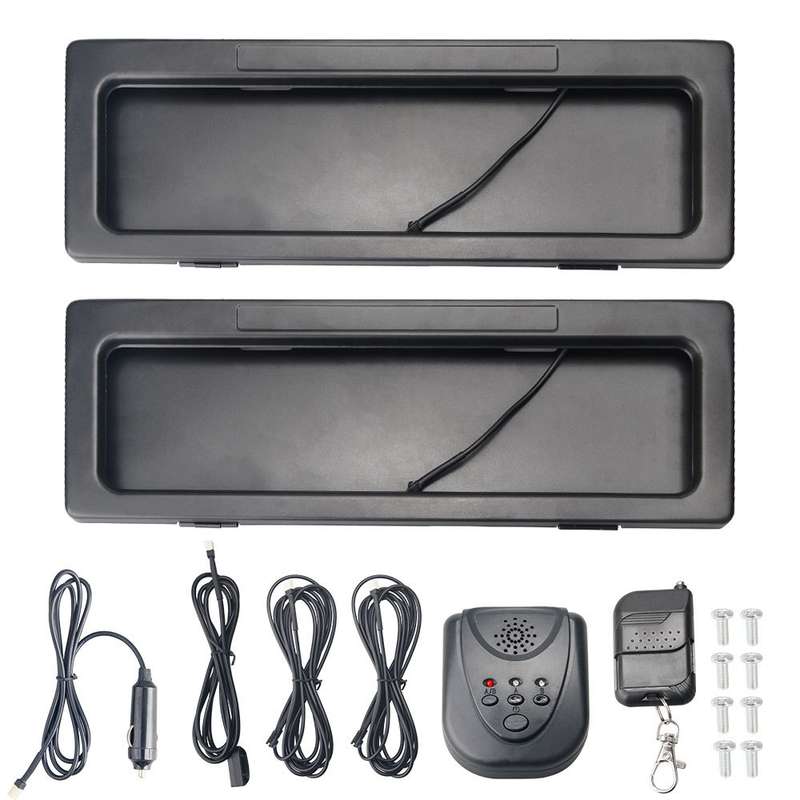 Australian Regulations Front And Rear Dual-Brand Electric Vehicle License Plate Frame