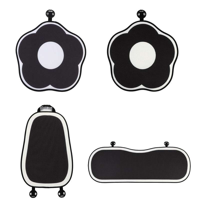 Ice Silk Simple Car Breathable Seat Cushion Cool Pad Summer Universal, Style: Honeycomb Backrest