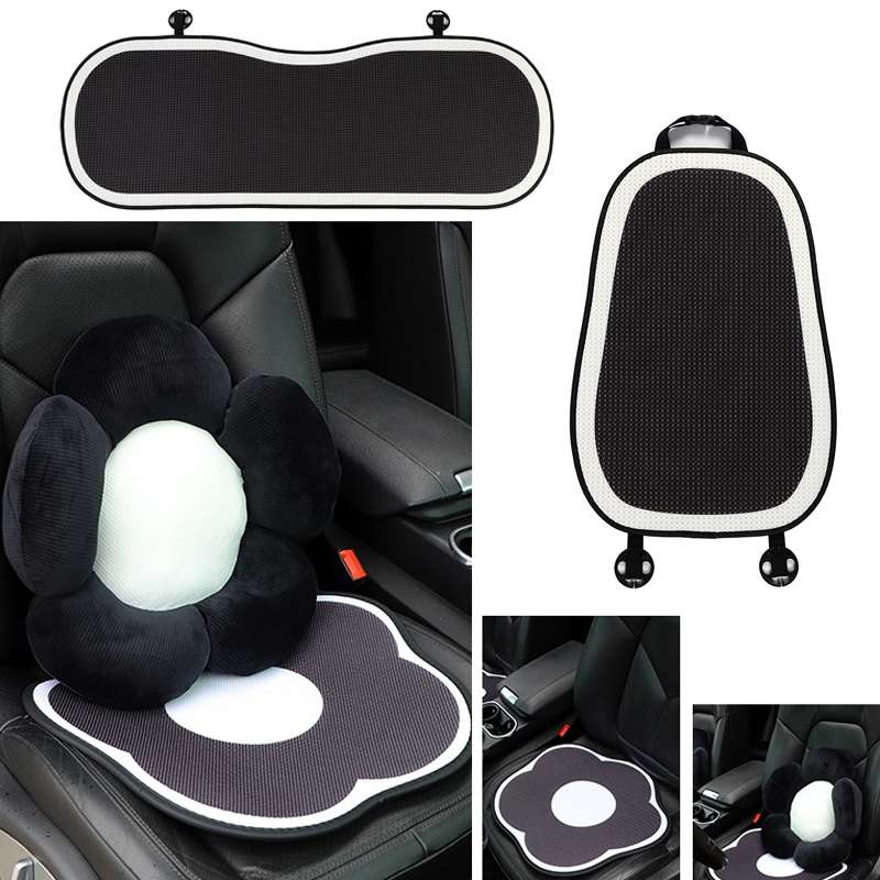 Ice Silk Simple Car Breathable Seat Cushion Cool Pad Summer Universal, Style: Honeycomb Backrest