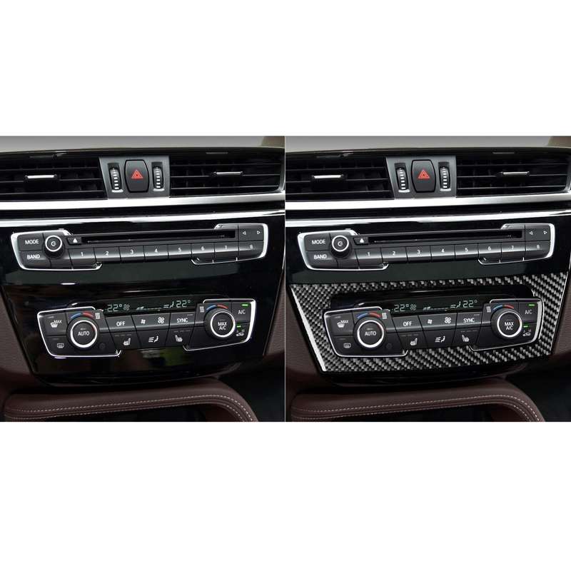 For BMW X1 F48/X2 F39 Air Conditioning Panel Sticker(Black)