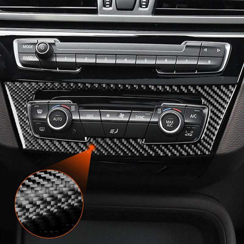 For BMW X1 F48/X2 F39 Air Conditioning Panel Sticker(Black)