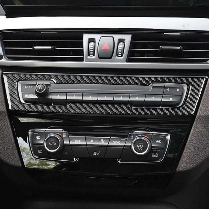 For BMW X1 F48/X2 F39 Radio Panel Sticker(Black)