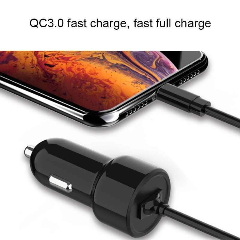 IBD321-Q3 Universal Fireproof Mobile Phone Car Charger, Model: PD 20W