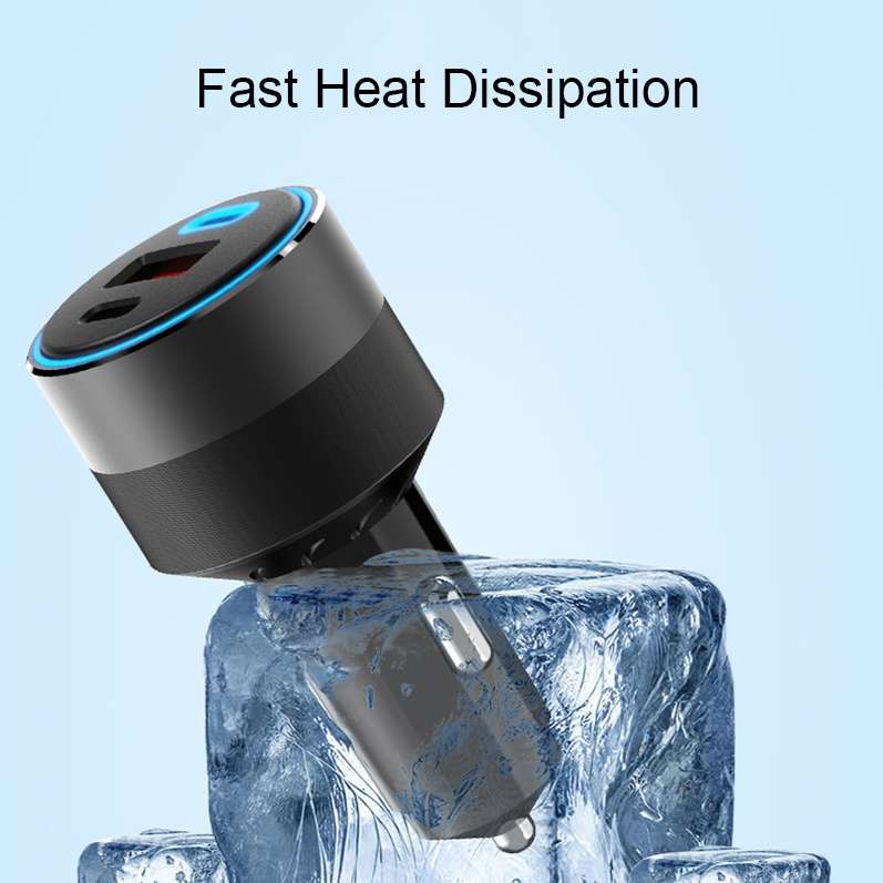 IBD353 Multifunctional Flame Retardant Car Phone Charger, Model: 58.5W