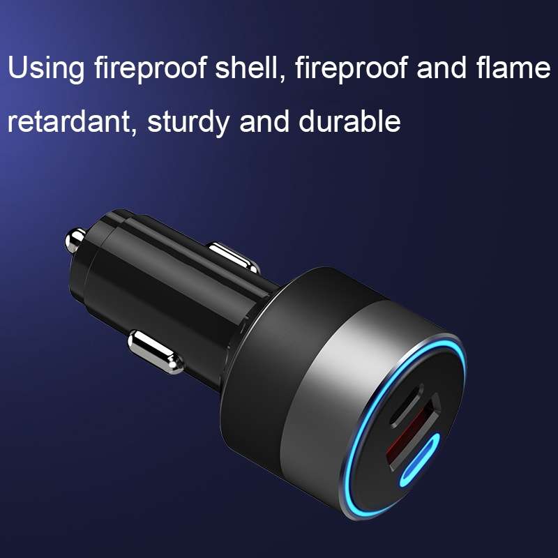 IBD353 Multifunctional Flame Retardant Car Phone Charger, Model: 58.5W