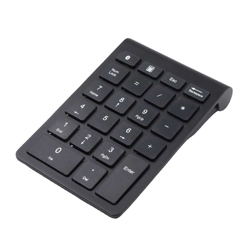 BT304 22 Keys Laptop Mini Wireless Keyboard, Spec: 2.4G (Silver Black)