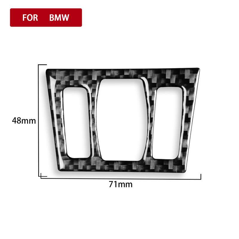 For BMW X1 F48/X2 F39 Central Air Outlet Knob Sticker(Black)