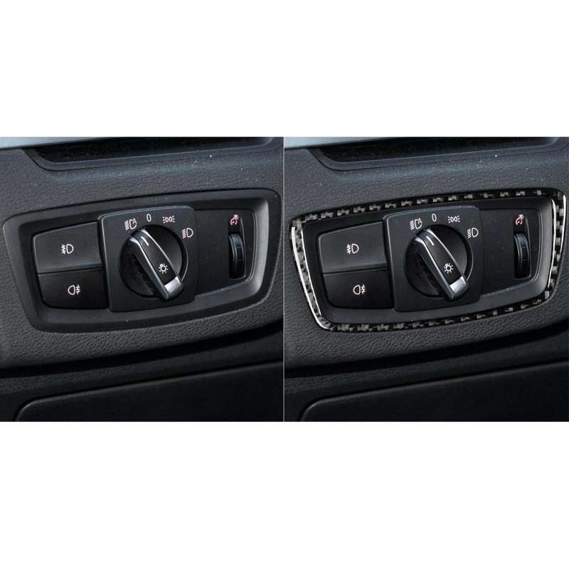 For BMW X1 F48/X2 F39 Dark Light Control Sticker(Black)