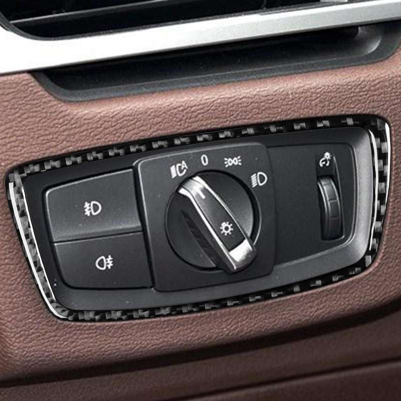 For BMW X1 F48/X2 F39 Dark Light Control Sticker(Black)