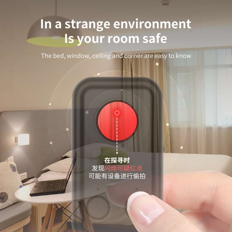 K96 Multifunctional Infrared Detector Hotel Camera Anti Candid Scanner(Black)