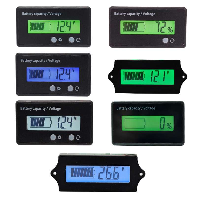L6133 LCD Electric Motorcycle Power Display, Style: Internal Blue Backlight