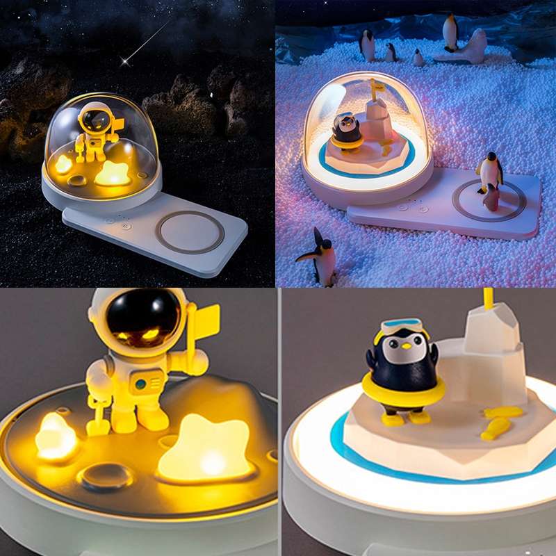 Decorative Table Lamp Wireless Fast Charging Smart Bluetooth Music Light, Style: Bluetooth Model(Ast