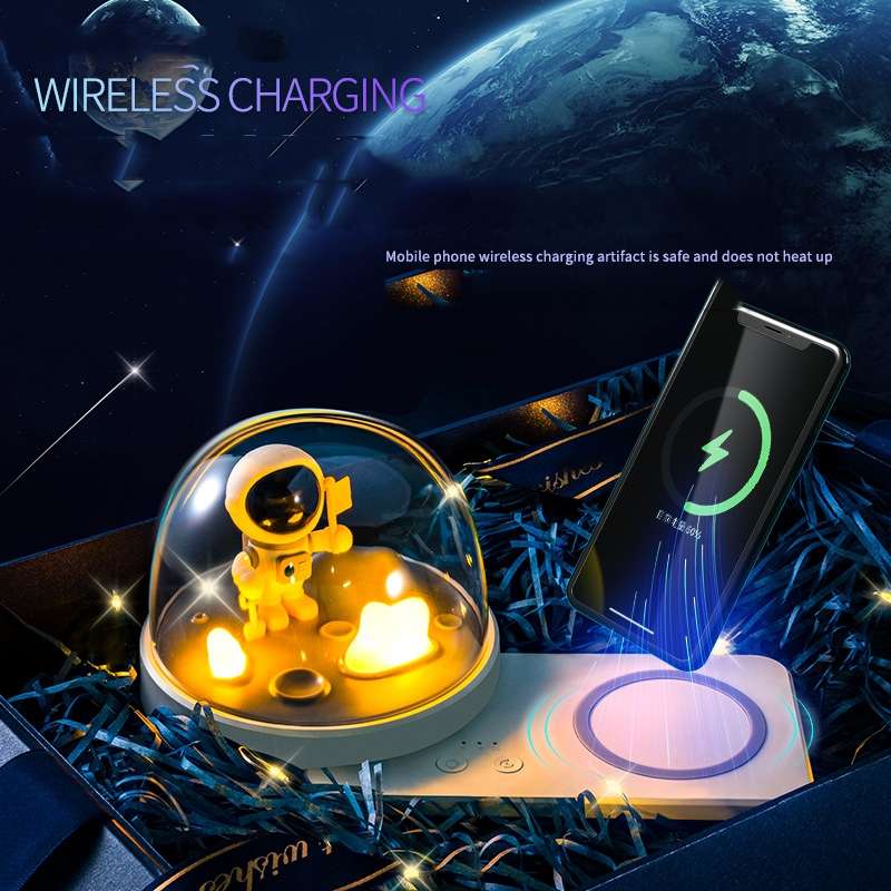 Decorative Table Lamp Wireless Fast Charging Smart Bluetooth Music Light, Style: Bluetooth Model(Ast