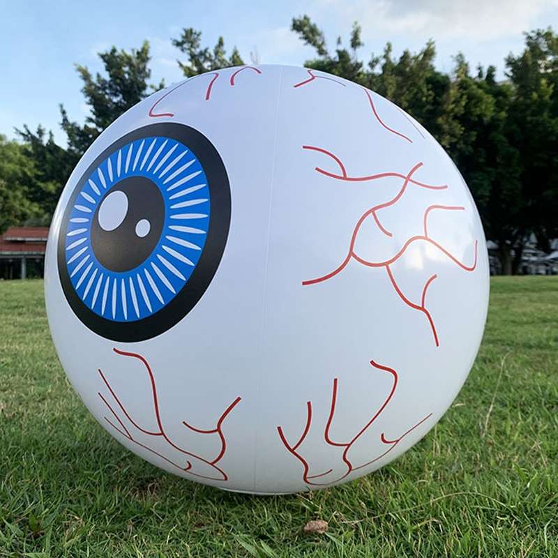 Halloween Bar Haunted House Shopping Mall Inflatable Decoration, Size: 16 Inch Not Glowing Eyeball