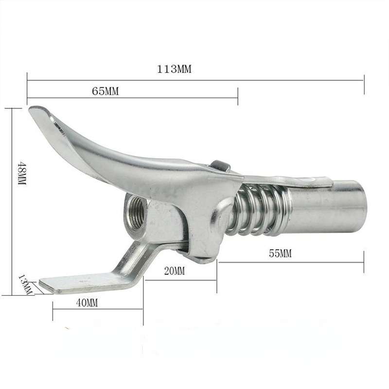 10000PSI Grease Coupler Coupling End Fitting 1/8 Inch NPT Adapter Connector ,Style: Kit