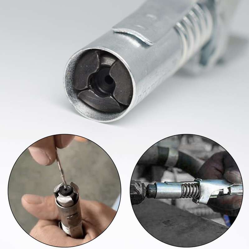 10000PSI Grease Coupler Coupling End Fitting 1/8 Inch NPT Adapter Connector ,Style: Kit