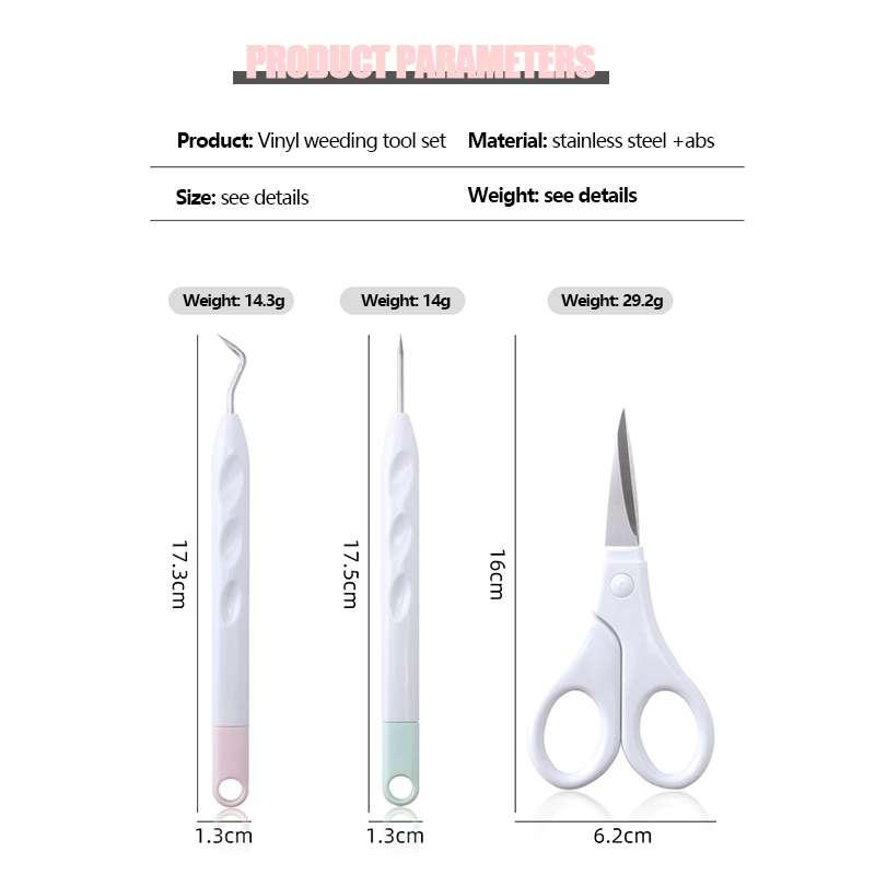 6 In 1+Recycler+Pen Holder Vinyl Weeding Tool Set DIY Silhouette Embossed Engraving Tool