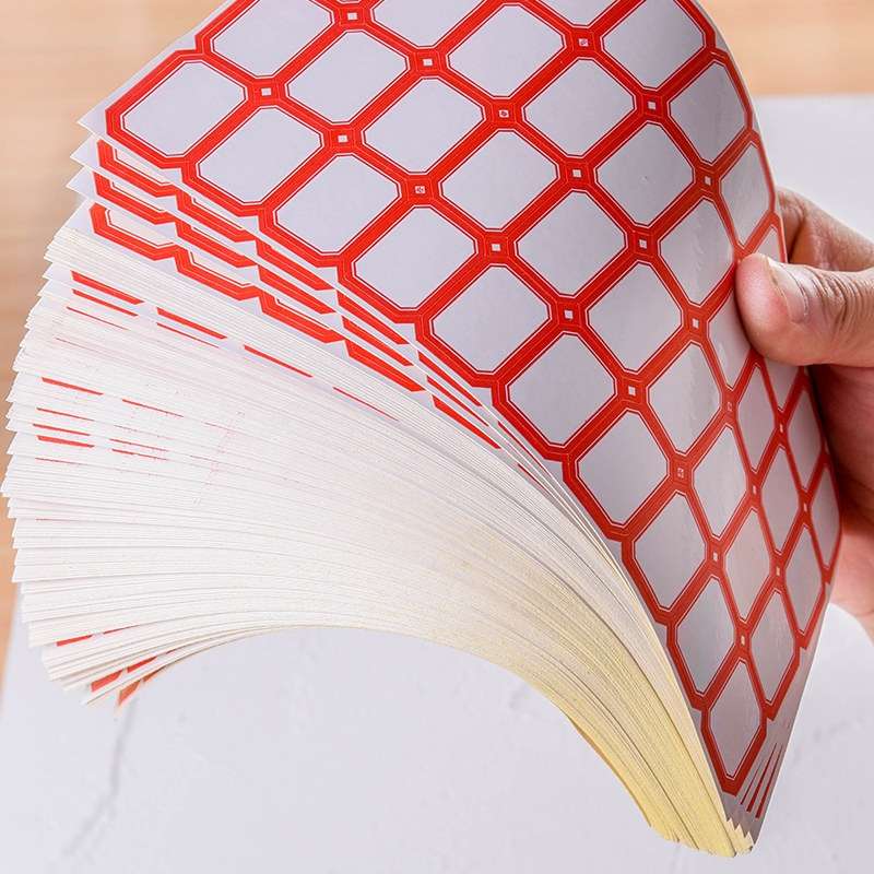 2 Bags Handwritten Self-adhesive Small Label Stickers, Specification: 4608 Red 50x28mm