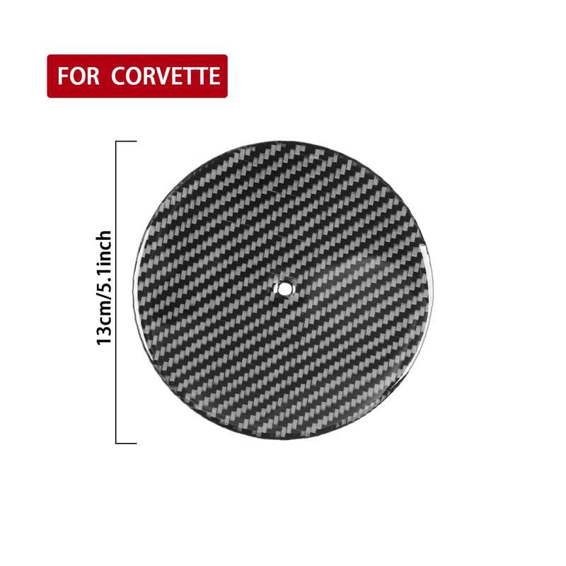 For Chevrolet Corvette C8 Engine Compartment Side Stickers(Black)