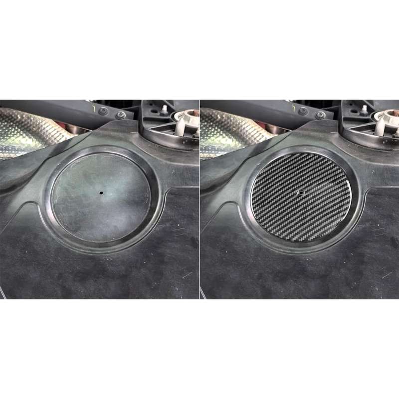 For Chevrolet Corvette C8 Engine Compartment Side Stickers(Black)