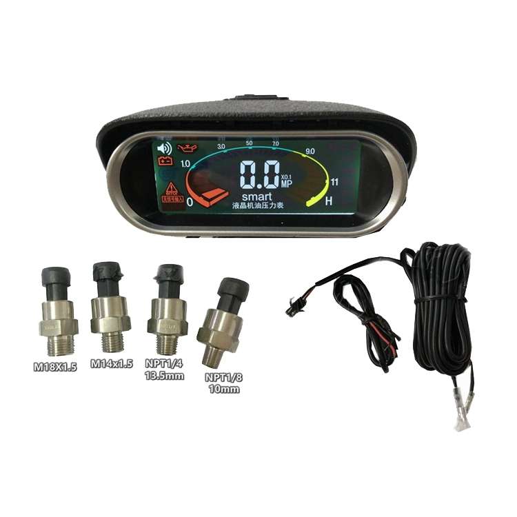 Agricultural Vehicle Car Modification Instrument, Style: Single Oil Meter (NPT1/4)