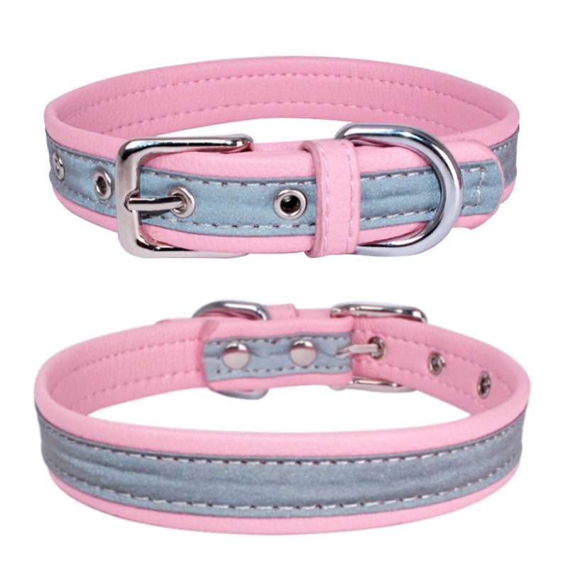 CL181K Pet Soft Reflecting Collar, Size: XL(No Iron Sheet Black)