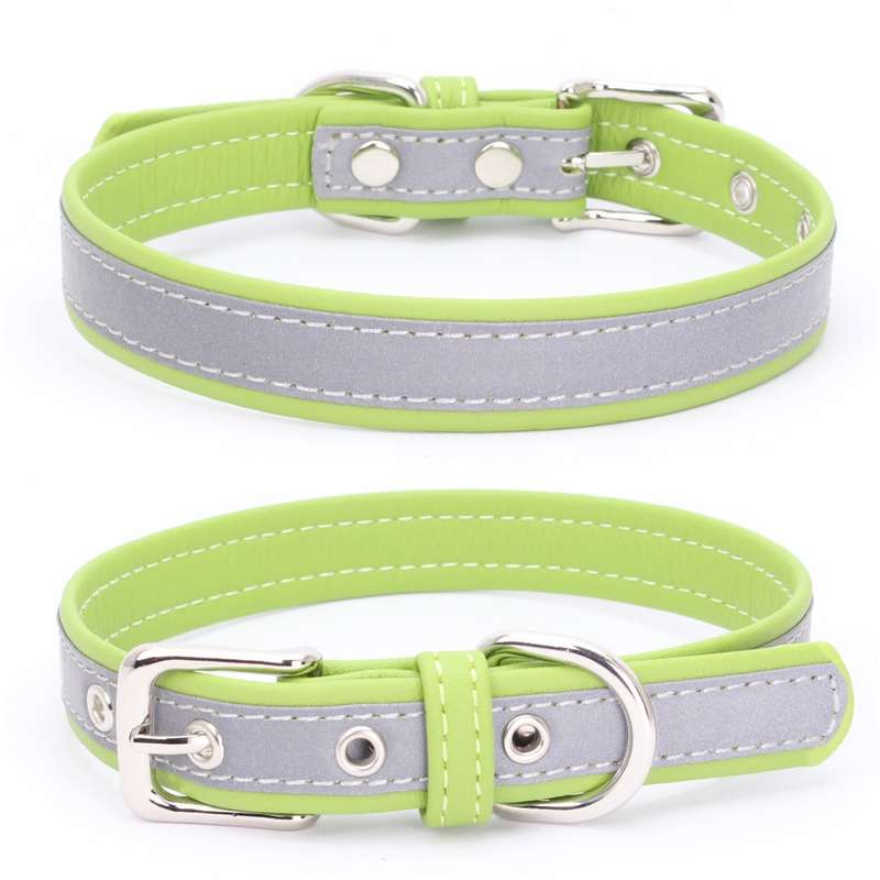 CL181K Pet Soft Reflecting Collar, Size: XL(No Iron Sheet Black)