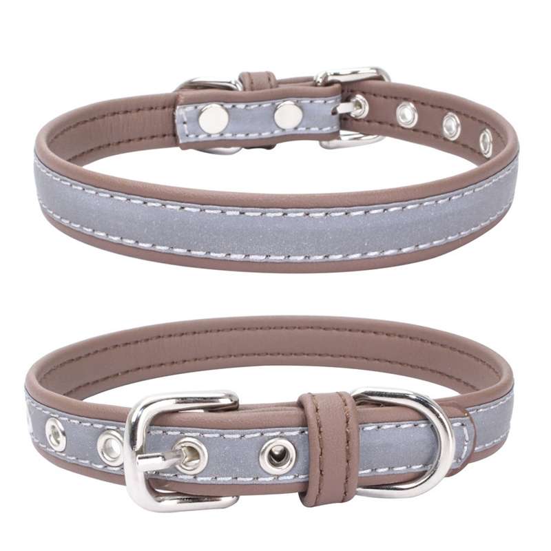 CL181K Pet Soft Reflecting Collar, Size: XL(No Iron Sheet Black)