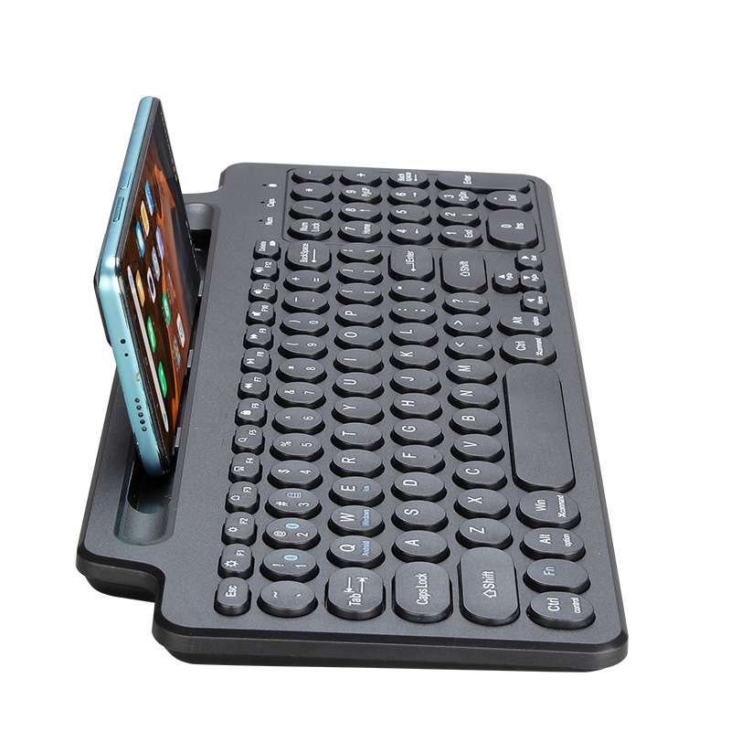 2.4G Bluetooth Wireless Keyboard With Card Slot Bracket No Touchpad