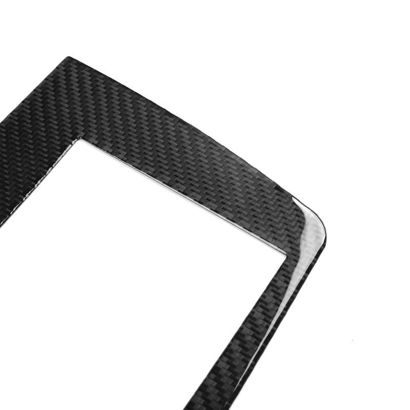 For Chevrolet Corvette C8 Right-Hand Drive Central Control Screen Frame Sticker(Black)
