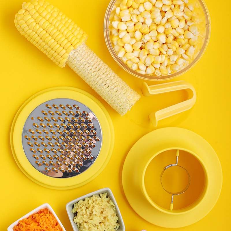 Upgraded Stainless Steel Corn Peeler Household Corn Thresher Vegetable Grinder
