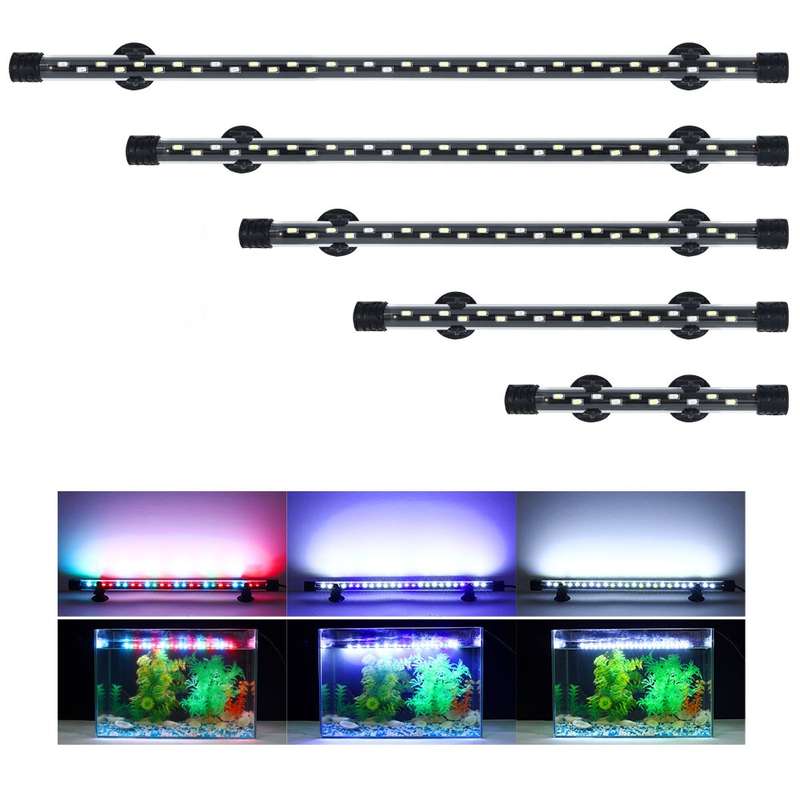 Q20CF RGB Light 90-260V Aquarium Diving Light LED Fish Tank Light(EU Plug)