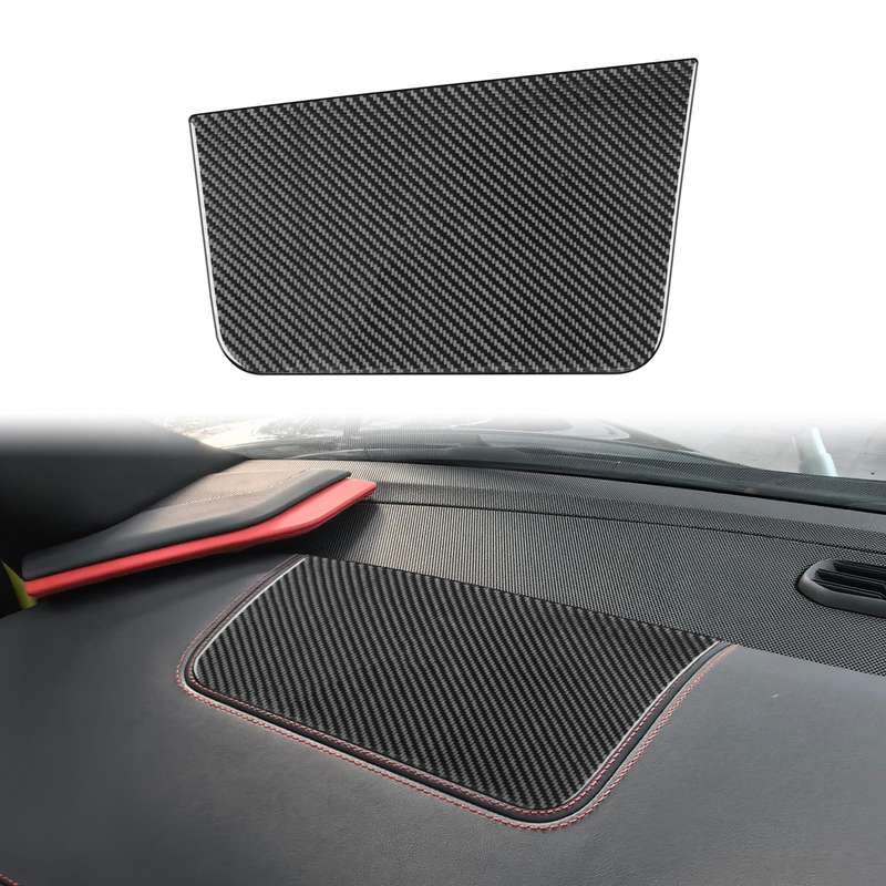 For Chevrolet Corvette C8 Right-Hand Drive Passenger Panel Sticker(Black)