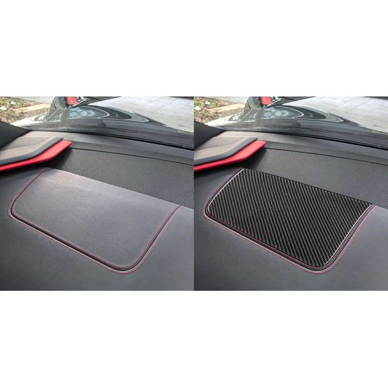 For Chevrolet Corvette C8 Right-Hand Drive Passenger Panel Sticker(Black)